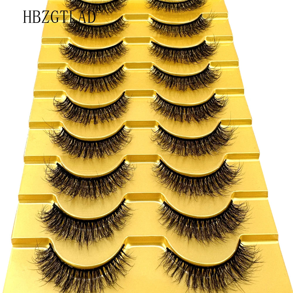 38 Styles 10 pairs natural long 3D mink false eyelashes fake lashes makeup kit Mink Lashes extension eye lashes short eyelashes