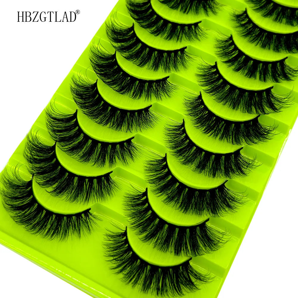 38 Styles 10 pairs natural long 3D mink false eyelashes fake lashes makeup kit Mink Lashes extension eye lashes short eyelashes