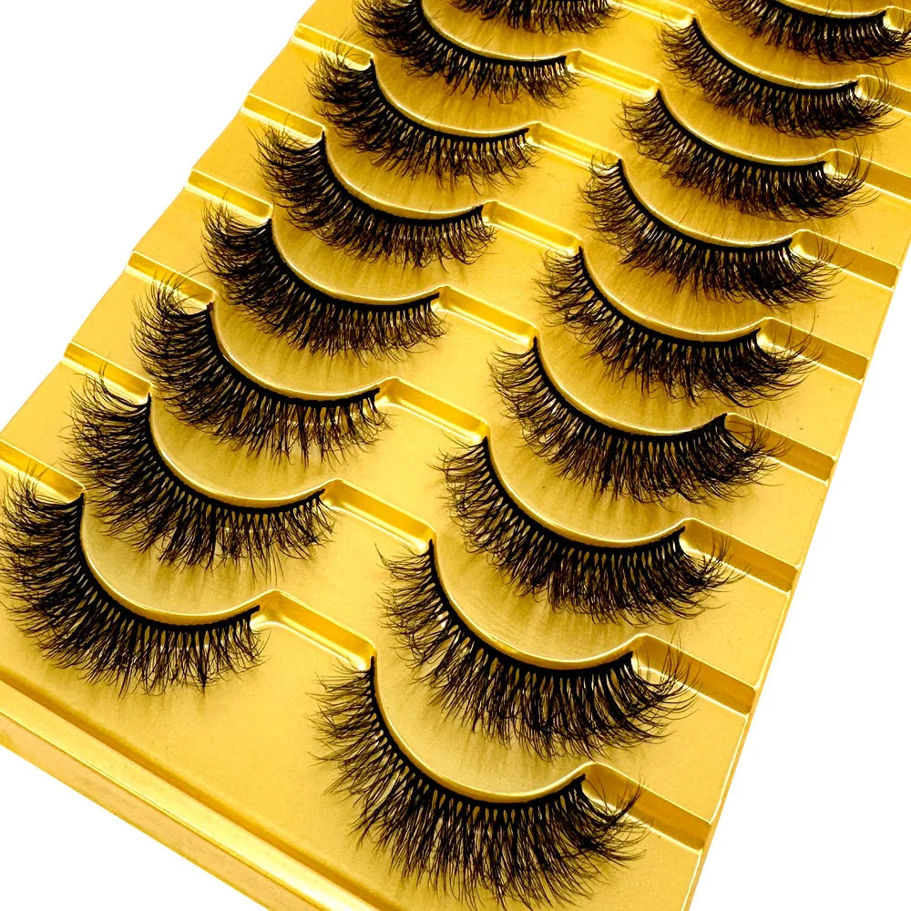 38 Styles 10 pairs natural long 3D mink false eyelashes fake lashes makeup kit Mink Lashes extension eye lashes short eyelashes