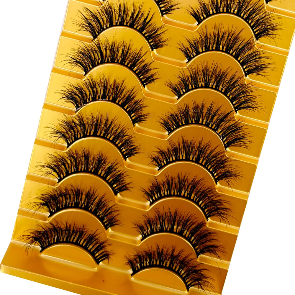 38 Styles 10 pairs natural long 3D mink false eyelashes fake lashes makeup kit Mink Lashes extension eye lashes short eyelashes
