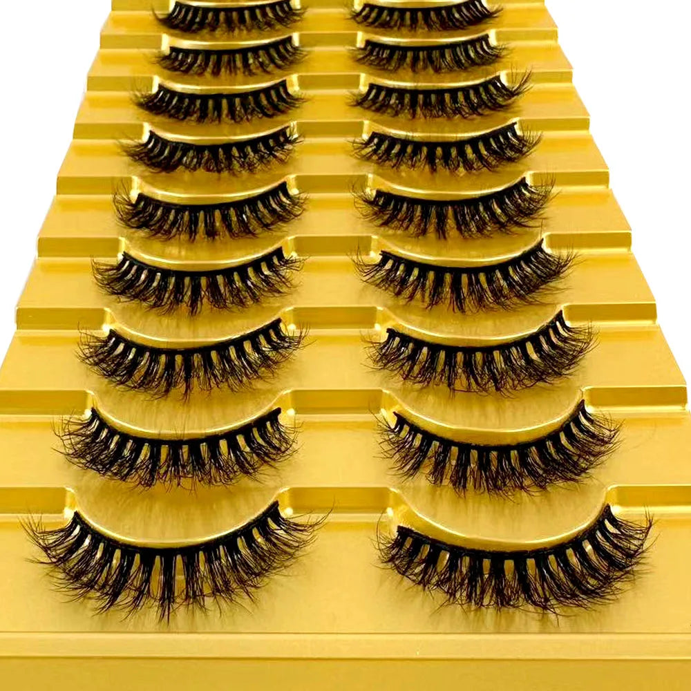 38 Styles 10 pairs natural long 3D mink false eyelashes fake lashes makeup kit Mink Lashes extension eye lashes short eyelashes