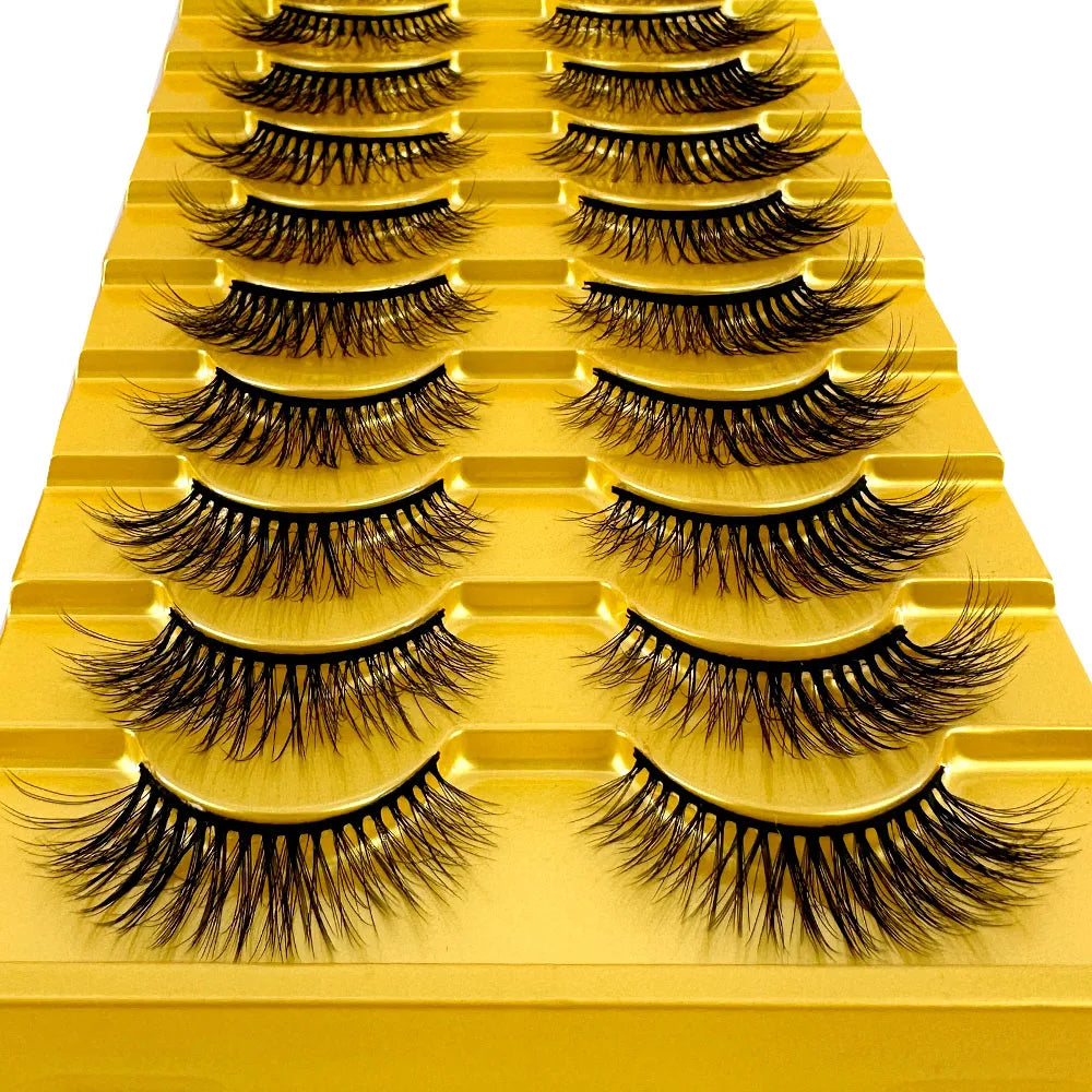38 Styles 10 pairs natural long 3D mink false eyelashes fake lashes makeup kit Mink Lashes extension eye lashes short eyelashes
