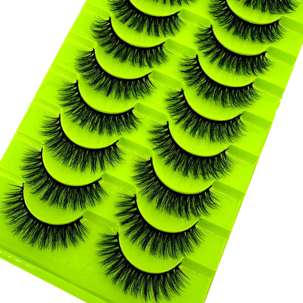 38 Styles 10 pairs natural long 3D mink false eyelashes fake lashes makeup kit Mink Lashes extension eye lashes short eyelashes