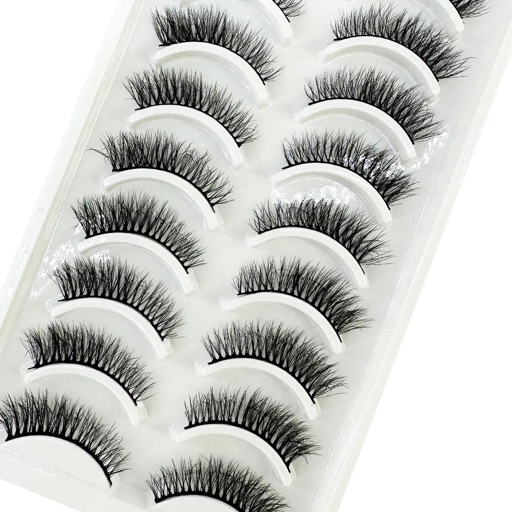 38 Styles 10 pairs natural long 3D mink false eyelashes fake lashes makeup kit Mink Lashes extension eye lashes short eyelashes