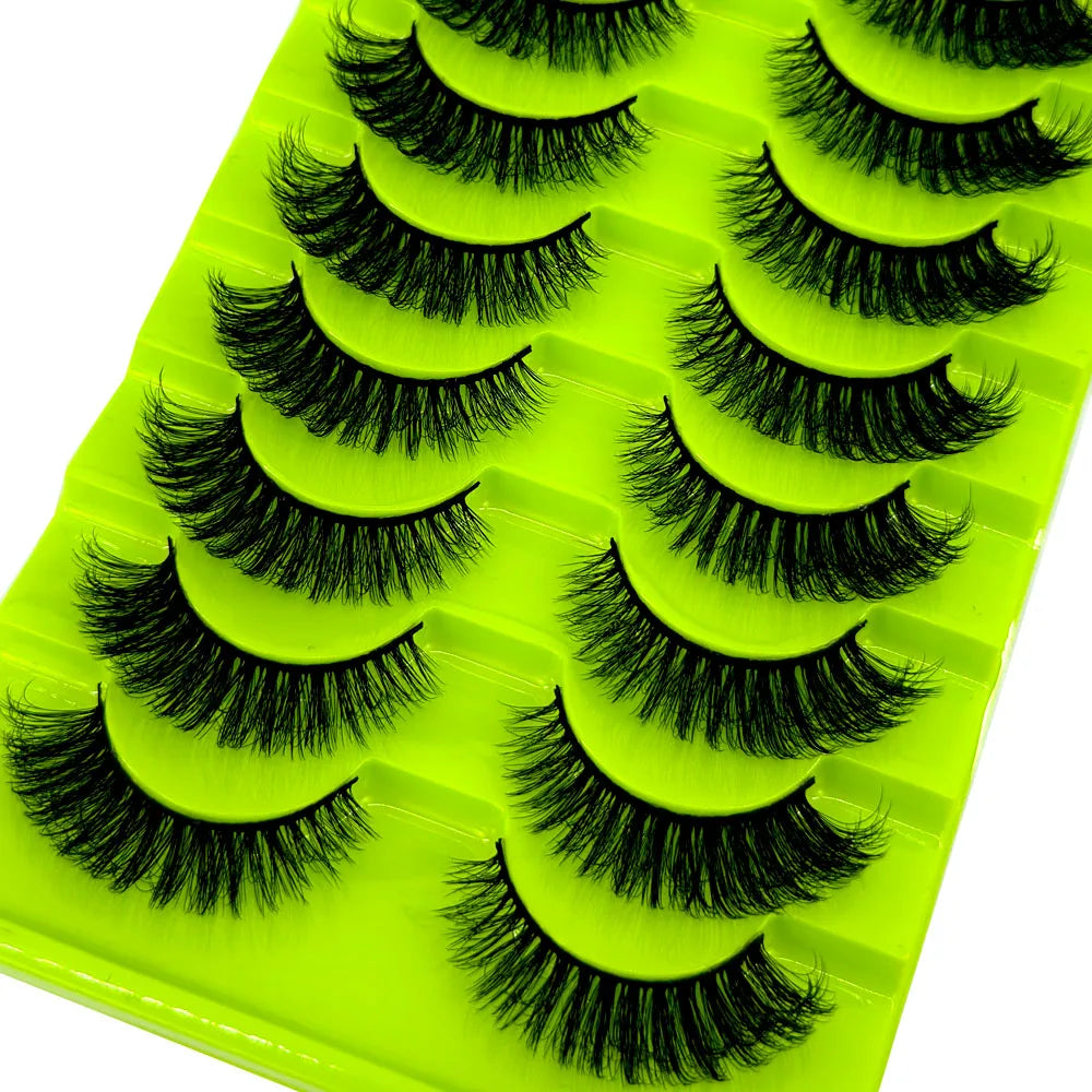 38 Styles 10 pairs natural long 3D mink false eyelashes fake lashes makeup kit Mink Lashes extension eye lashes short eyelashes