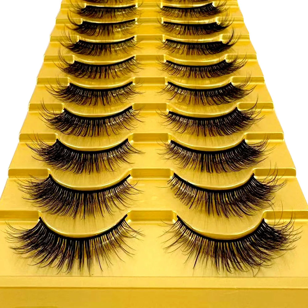38 Styles 10 pairs natural long 3D mink false eyelashes fake lashes makeup kit Mink Lashes extension eye lashes short eyelashes