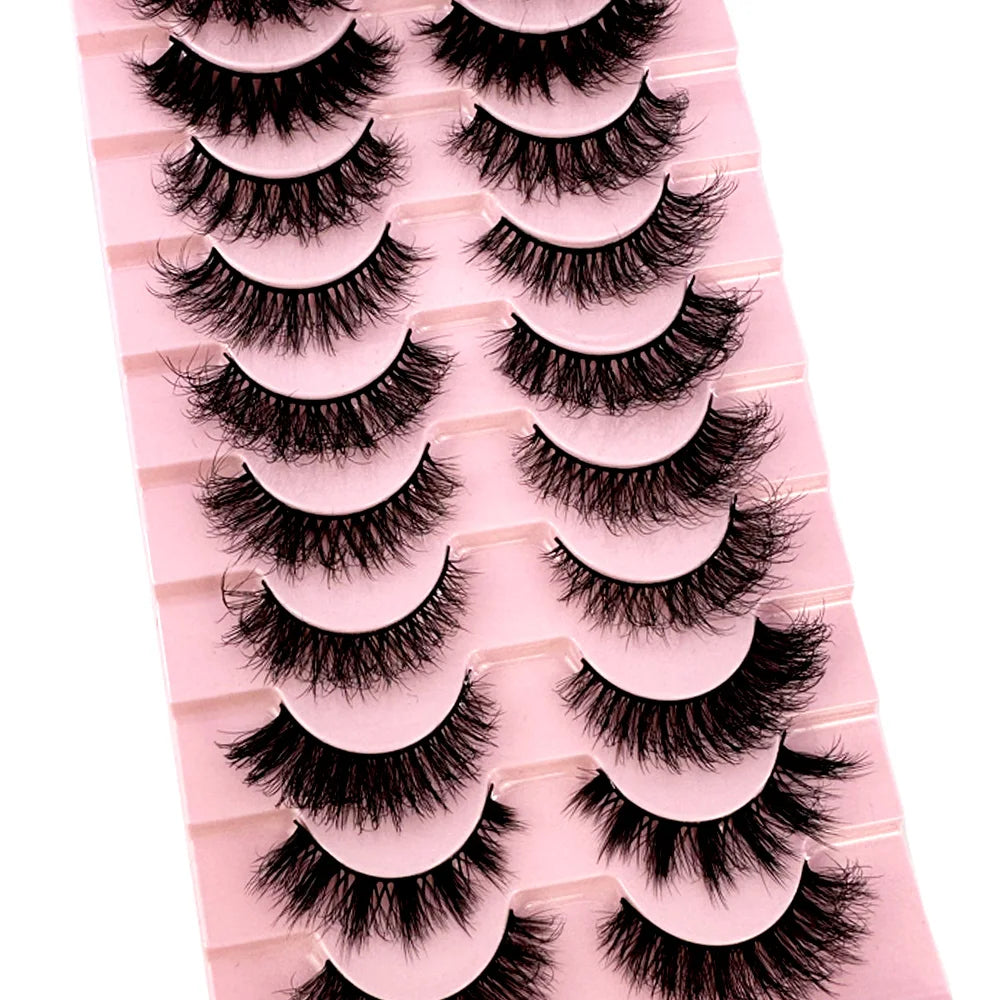 38 Styles 10 pairs natural long 3D mink false eyelashes fake lashes makeup kit Mink Lashes extension eye lashes short eyelashes