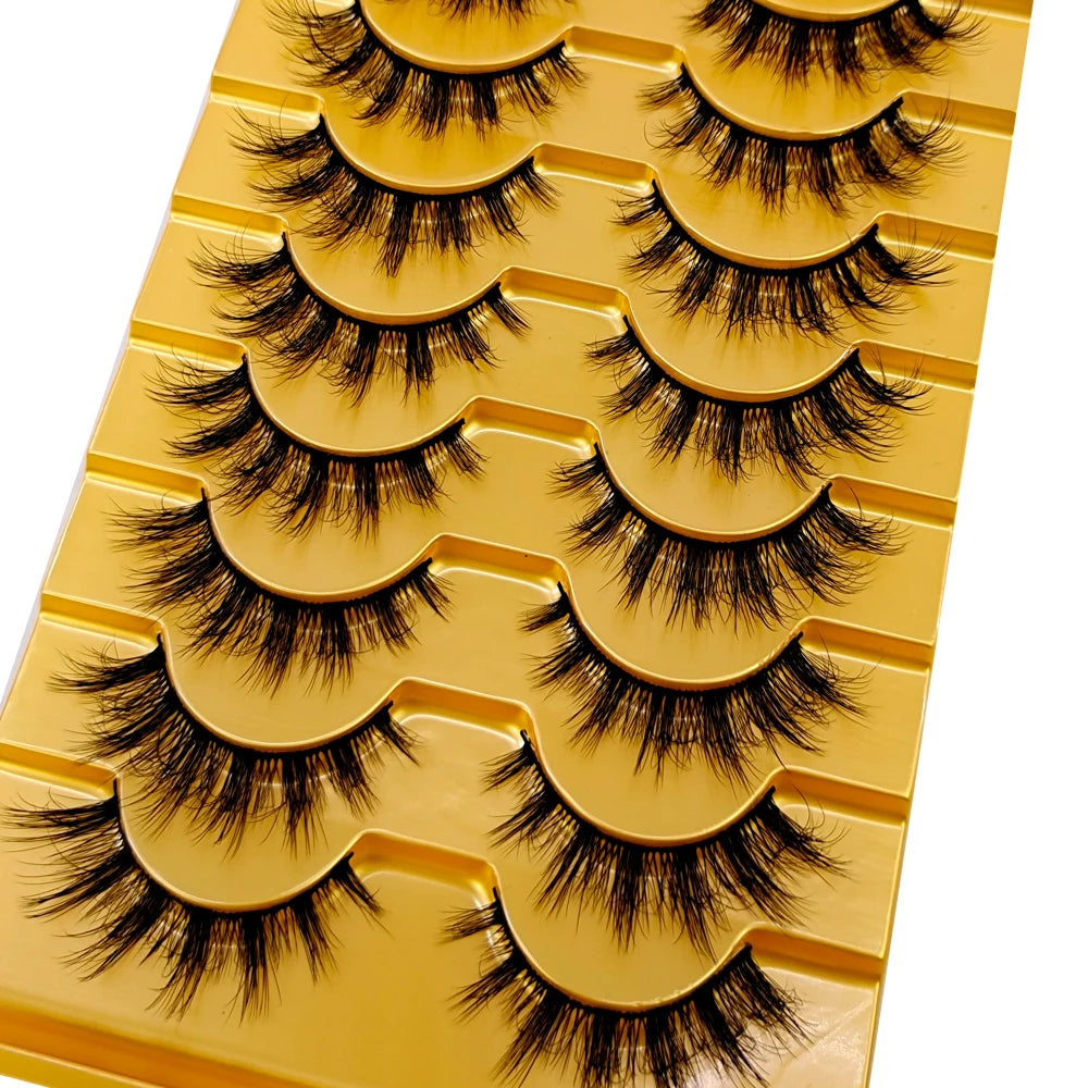 38 Styles 10 pairs natural long 3D mink false eyelashes fake lashes makeup kit Mink Lashes extension eye lashes short eyelashes