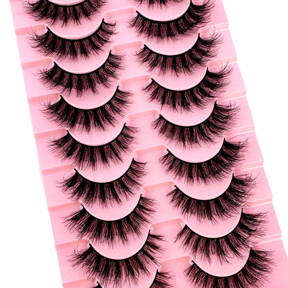 38 Styles 10 pairs natural long 3D mink false eyelashes fake lashes makeup kit Mink Lashes extension eye lashes short eyelashes