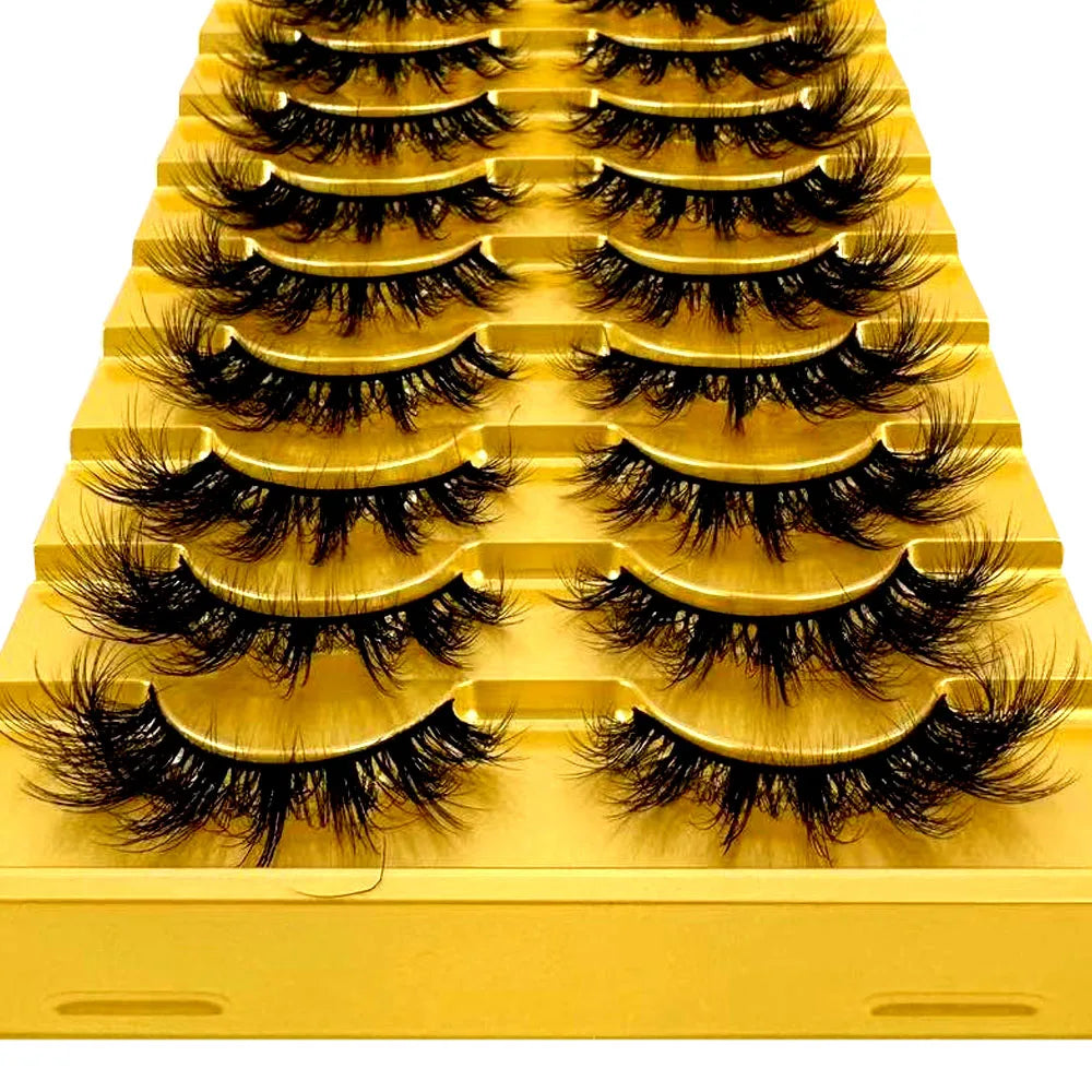 38 Styles 10 pairs natural long 3D mink false eyelashes fake lashes makeup kit Mink Lashes extension eye lashes short eyelashes