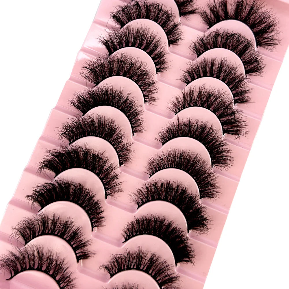 38 Styles 10 pairs natural long 3D mink false eyelashes fake lashes makeup kit Mink Lashes extension eye lashes short eyelashes