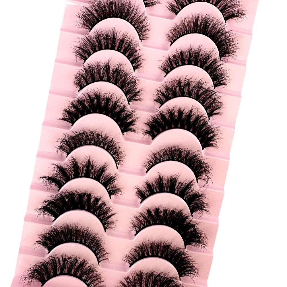 38 Styles 10 pairs natural long 3D mink false eyelashes fake lashes makeup kit Mink Lashes extension eye lashes short eyelashes