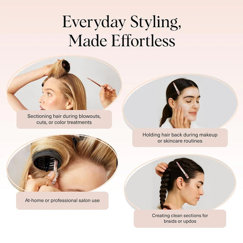 12Pcs Professional Alligator Clips for Hair Styling Hair Sectioning Clips for Salon & Makeup Application | Ideal Gifts for Women