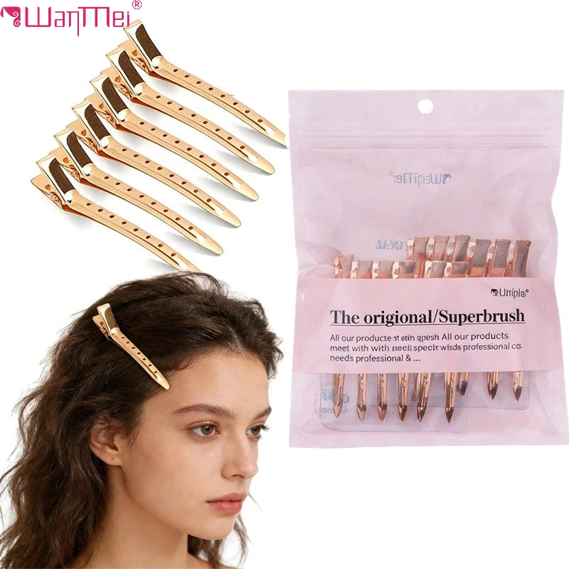 12Pcs Professional Alligator Clips for Hair Styling Hair Sectioning Clips for Salon & Makeup Application | Ideal Gifts for Women