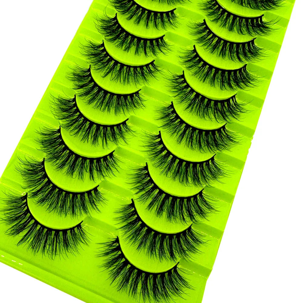 38 Styles 10 pairs natural long 3D mink false eyelashes fake lashes makeup kit Mink Lashes extension eye lashes short eyelashes