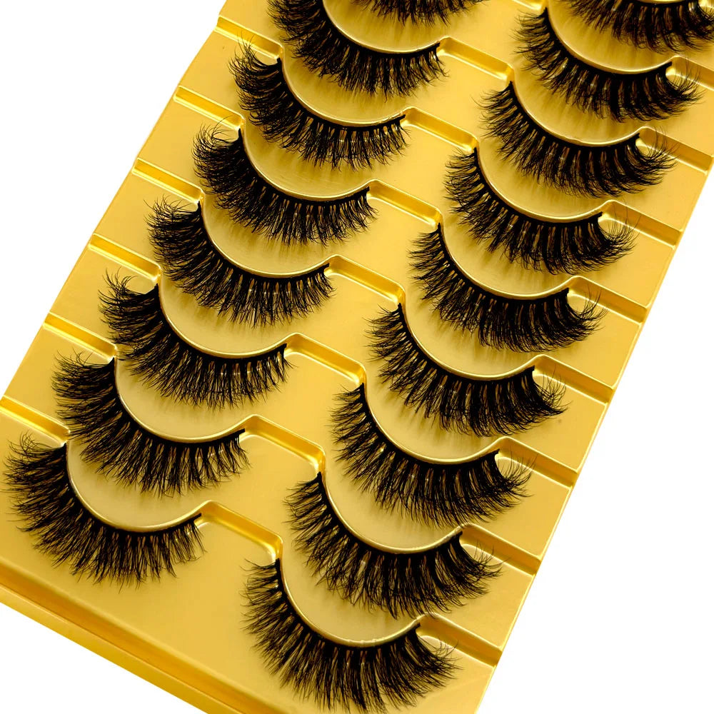 38 Styles 10 pairs natural long 3D mink false eyelashes fake lashes makeup kit Mink Lashes extension eye lashes short eyelashes