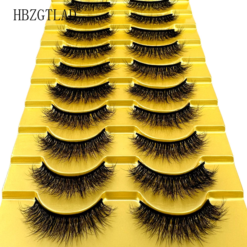 38 Styles 10 pairs natural long 3D mink false eyelashes fake lashes makeup kit Mink Lashes extension eye lashes short eyelashes