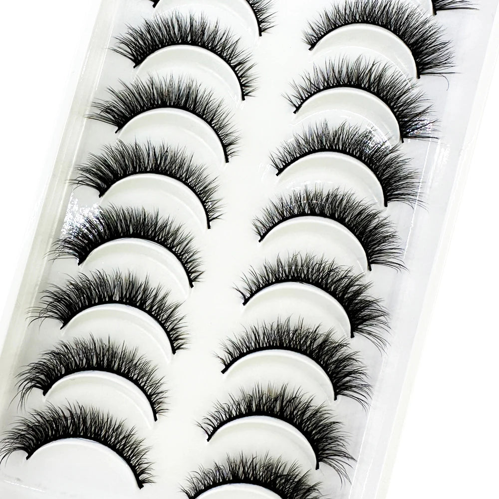 38 Styles 10 pairs natural long 3D mink false eyelashes fake lashes makeup kit Mink Lashes extension eye lashes short eyelashes