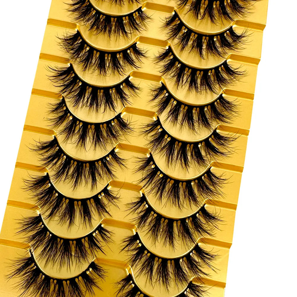 38 Styles 10 pairs natural long 3D mink false eyelashes fake lashes makeup kit Mink Lashes extension eye lashes short eyelashes