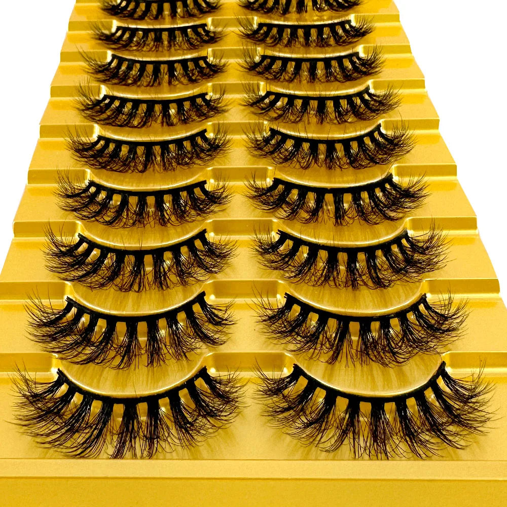 38 Styles 10 pairs natural long 3D mink false eyelashes fake lashes makeup kit Mink Lashes extension eye lashes short eyelashes