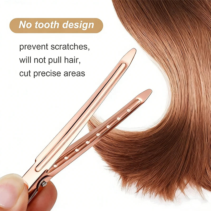 12Pcs Professional Alligator Clips for Hair Styling Hair Sectioning Clips for Salon & Makeup Application | Ideal Gifts for Women