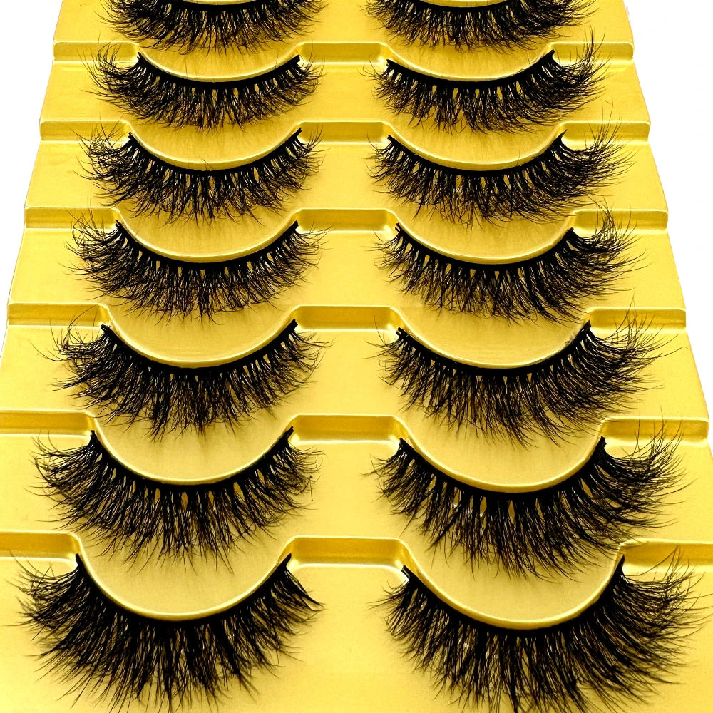 38 Styles 10 pairs natural long 3D mink false eyelashes fake lashes makeup kit Mink Lashes extension eye lashes short eyelashes