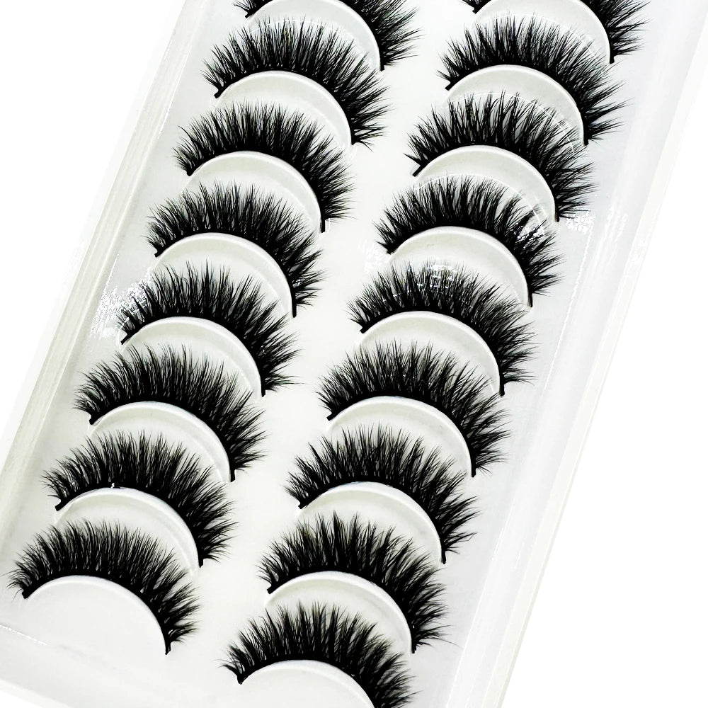 38 Styles 10 pairs natural long 3D mink false eyelashes fake lashes makeup kit Mink Lashes extension eye lashes short eyelashes