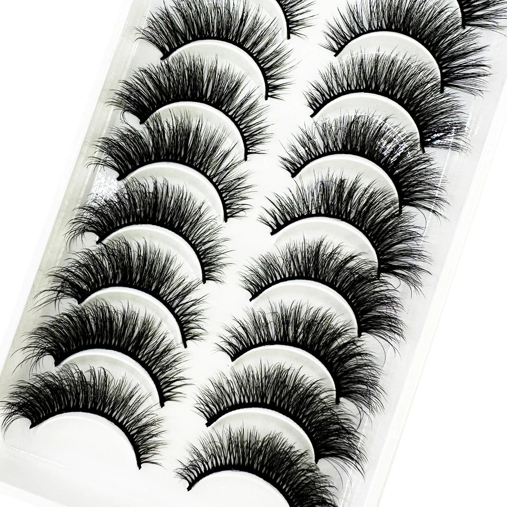 38 Styles 10 pairs natural long 3D mink false eyelashes fake lashes makeup kit Mink Lashes extension eye lashes short eyelashes